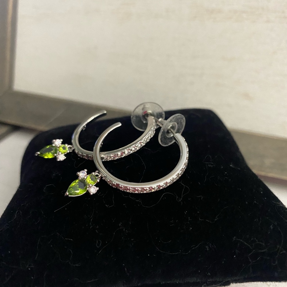 Bomb Party August Birthday Hoop Earrings